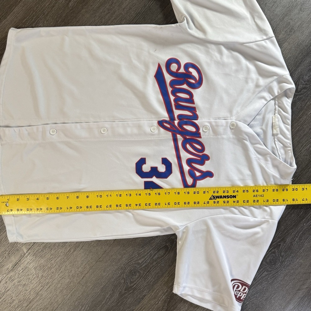 Nolan Ryan Signed Texas Rangers Jersey COA Size Large - Picture 4 of 5